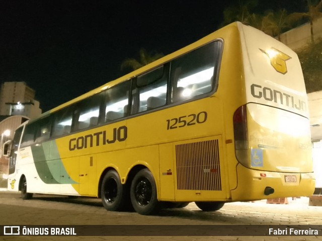 Empresa Gontijo de Transportes 12520 na cidade de Belo Horizonte, Minas Gerais, Brasil, por Fabri Ferreira. ID da foto: 11191156.