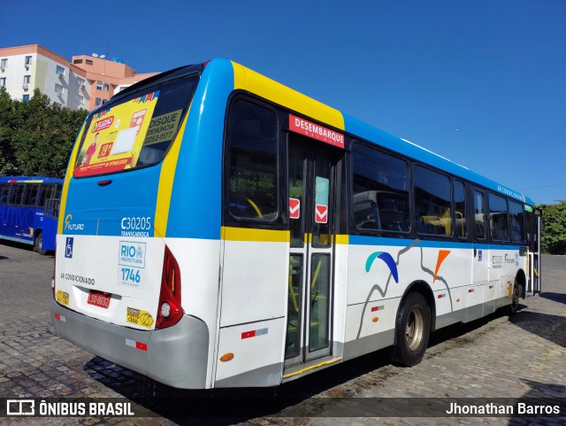 Transportes Futuro C30205 na cidade de Rio de Janeiro, Rio de Janeiro, Brasil, por Jhonathan Barros. ID da foto: 11192443.