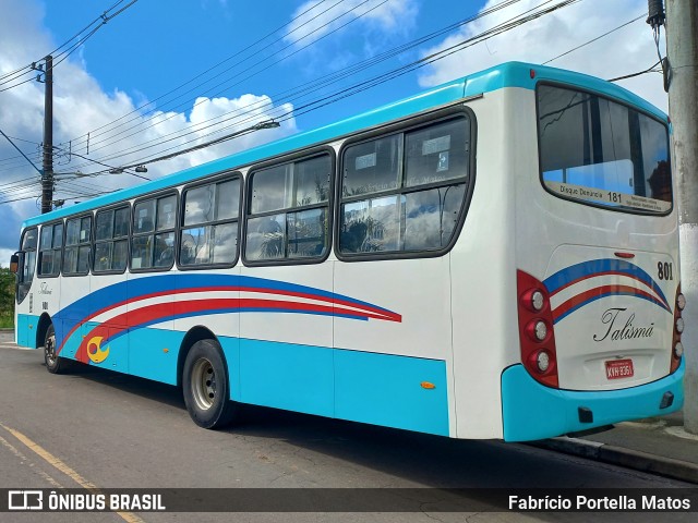 Viação Talismã 801 na cidade de Rio Grande da Serra, São Paulo, Brasil, por Fabrício Portella Matos. Número da foto: #11190945.