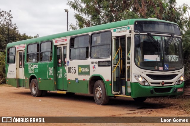 Viação Paraense Cuiabá Transportes 1035 na cidade de Cuiabá, Mato Grosso, Brasil, por Leon Gomes. Número da foto: #11192934.