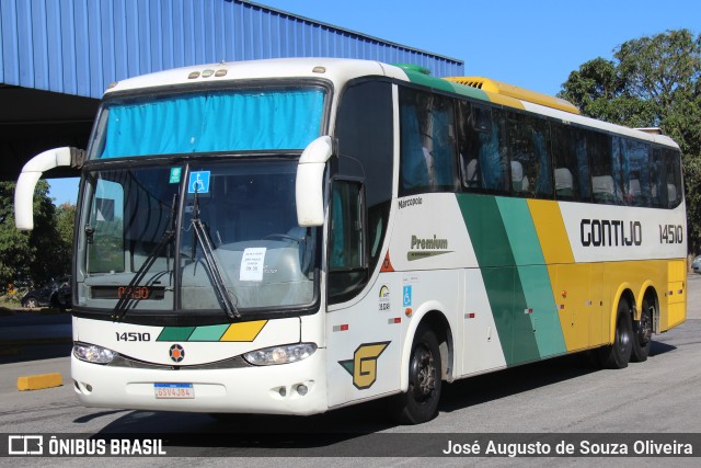 Empresa Gontijo de Transportes 14510 na cidade de Resende, Rio de Janeiro, Brasil, por José Augusto de Souza Oliveira. ID da foto: 11196004.