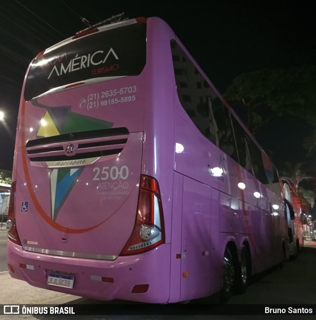 Nova América Turismo 2500 na cidade de Belo Horizonte, Minas Gerais, Brasil, por Bruno Santos. Número da foto: #11193861.