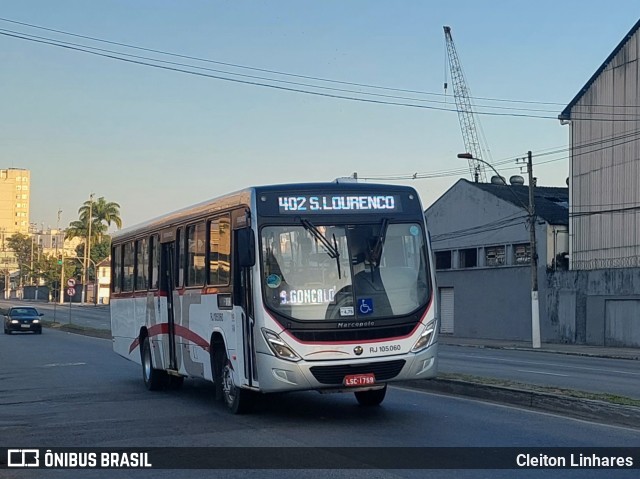 Auto Viação ABC RJ 105.060 na cidade de Niterói, Rio de Janeiro, Brasil, por Cleiton Linhares. Número da foto: #11195428.