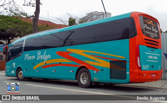 Nova Belga Transportadora Turística 3054 na cidade de São Paulo, São Paulo, Brasil, por Danilo Augusto. ID da foto: 11194831.