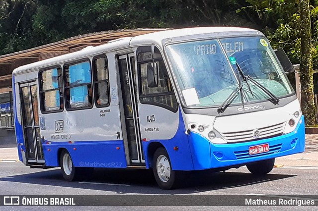 Auto Viação Monte Cristo AL-025 na cidade de Belém, Pará, Brasil, por Matheus Rodrigues. Número da foto: #11195008.