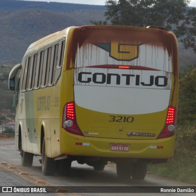 Empresa Gontijo de Transportes 3210 na cidade de Virgem da Lapa, Minas Gerais, Brasil, por Ronnie Damião. Número da foto: #11194465.