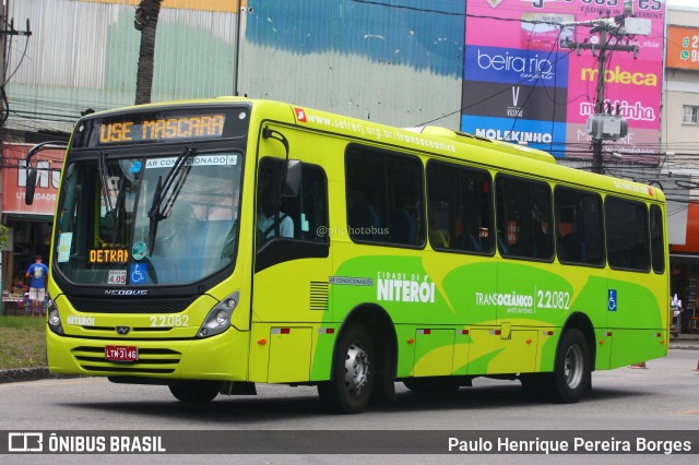 Santo Antônio Transportes Niterói 2.2.082 na cidade de Niterói, Rio de Janeiro, Brasil, por Paulo Henrique Pereira Borges. Número da foto: #11195285.