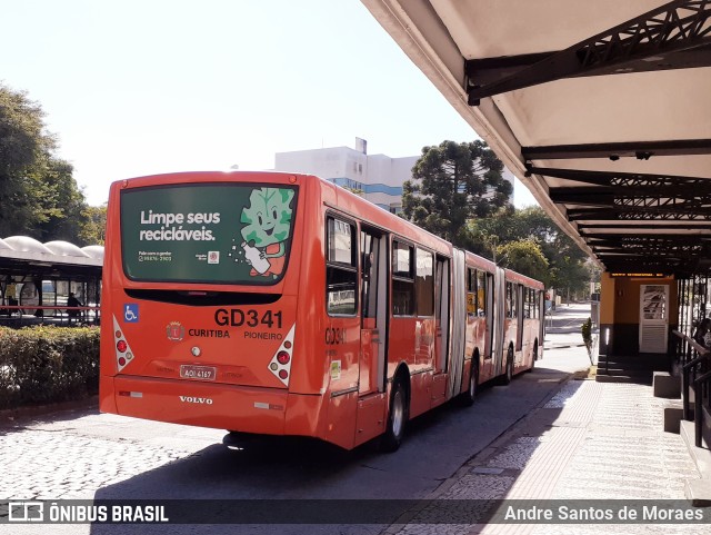 Viação Cidade Sorriso GD341 na cidade de Curitiba, Paraná, Brasil, por Andre Santos de Moraes. ID da foto: 11195095.