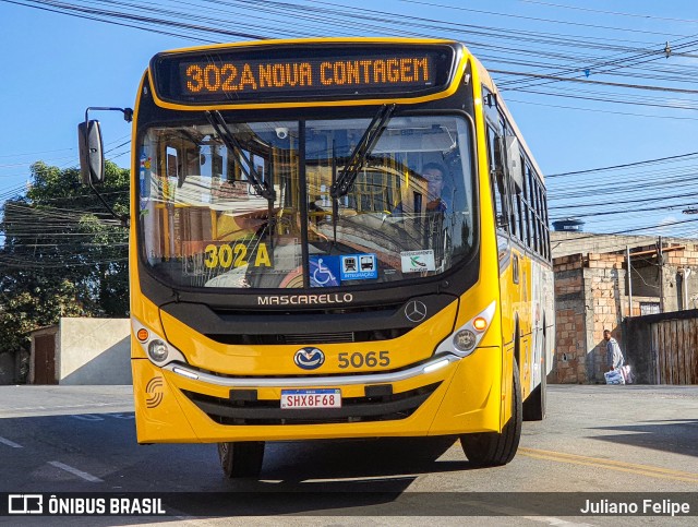 Viação Novo Retiro 5065 na cidade de Contagem, Minas Gerais, Brasil, por Juliano Felipe. Número da foto: #11195547.
