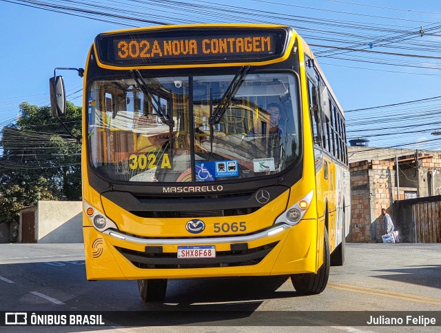 Viação Novo Retiro 5065 na cidade de Contagem, Minas Gerais, Brasil, por Juliano Felipe. ID da foto: 11195547.