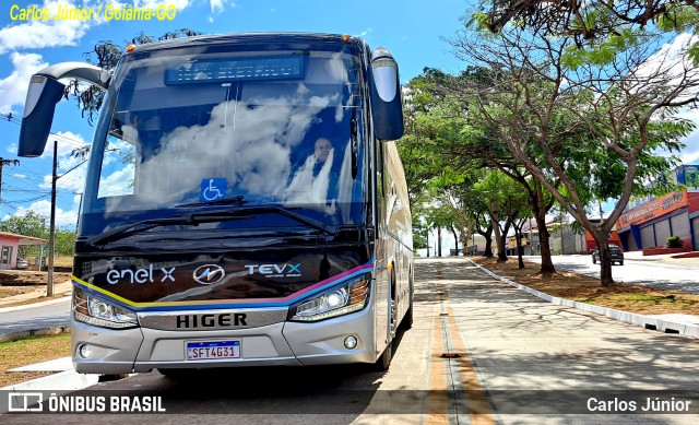 Higer KLQ111HYAEV na cidade de Goiânia, Goiás, Brasil, por Carlos Júnior. Número da foto: #11196173.