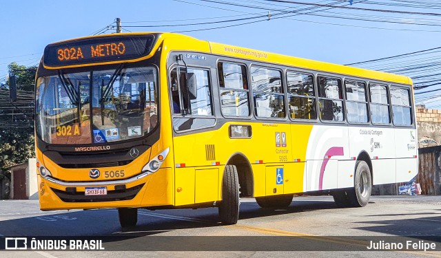 Viação Novo Retiro 5065 na cidade de Contagem, Minas Gerais, Brasil, por Juliano Felipe. Número da foto: #11195540.