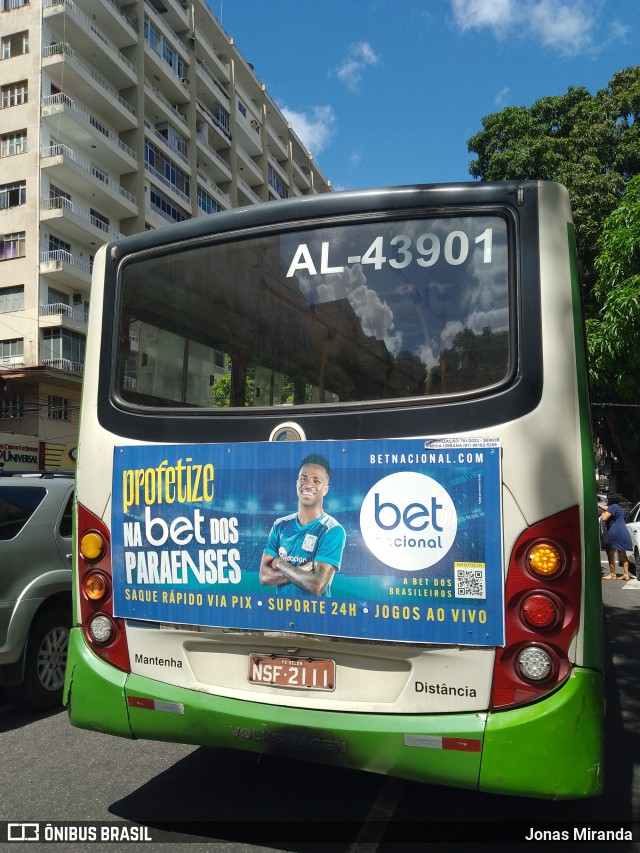 Auto Viação Monte Cristo AL-43901 na cidade de Belém, Pará, Brasil, por Jonas Miranda. Número da foto: #11195825.