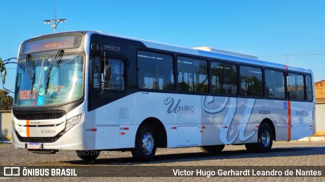 UniRio Transportes RJ 228.026 na cidade de Queimados, Rio de Janeiro, Brasil, por Victor Hugo Gerhardt Leandro de Nantes. Número da foto: #11195818.