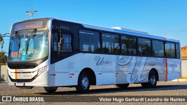 UniRio Transportes RJ 228.026 na cidade de Queimados, Rio de Janeiro, Brasil, por Victor Hugo Gerhardt Leandro de Nantes. ID da foto: 11195818.