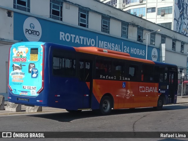 Evanil Transportes e Turismo RJ 132.147 na cidade de Rio de Janeiro, Rio de Janeiro, Brasil, por Rafael Lima. Número da foto: #11197136.