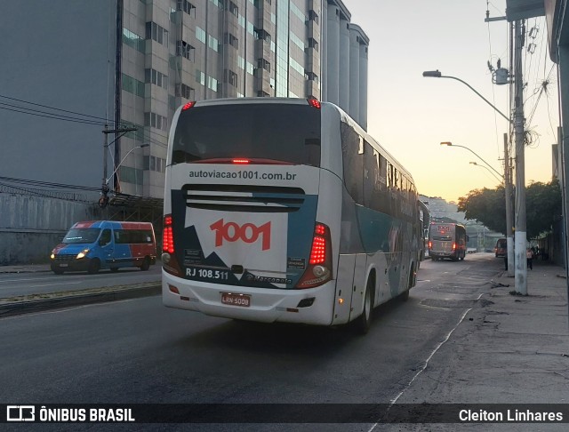 Auto Viação 1001 RJ 108.511 na cidade de Niterói, Rio de Janeiro, Brasil, por Cleiton Linhares. ID da foto: 11196707.