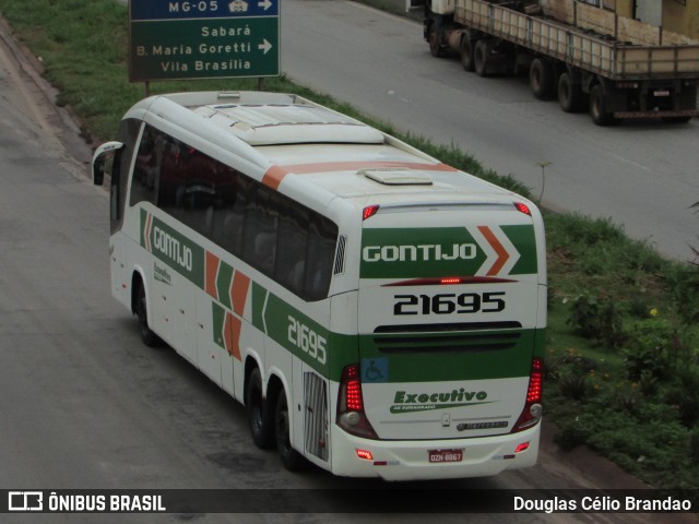 Empresa Gontijo de Transportes 21695 na cidade de Belo Horizonte, Minas Gerais, Brasil, por Douglas Célio Brandao. Número da foto: #11197126.