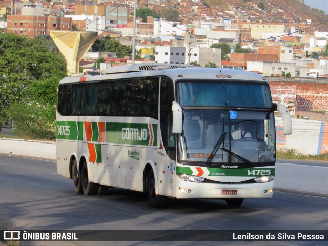 Empresa Gontijo de Transportes 14725 na cidade de Caruaru, Pernambuco, Brasil, por Lenilson da Silva Pessoa. ID da foto: 11197582.