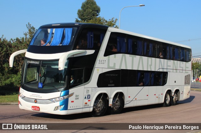 Auto Viação Catarinense 3527 na cidade de Curitiba, Paraná, Brasil, por Paulo Henrique Pereira Borges. Número da foto: #11198133.