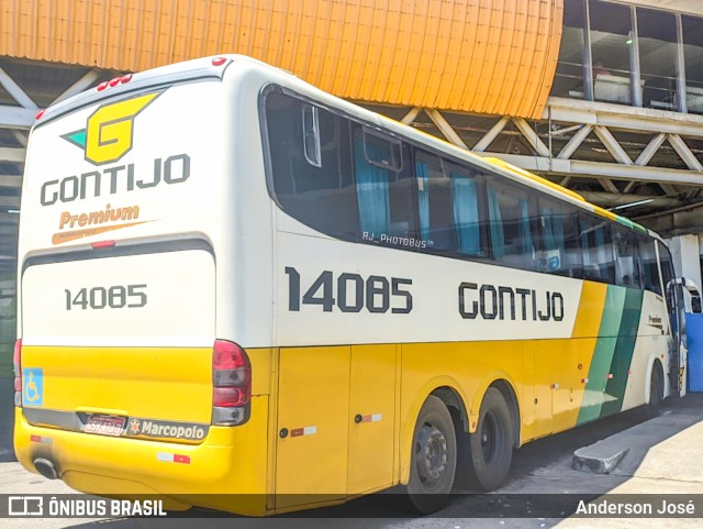 Empresa Gontijo de Transportes 14085 na cidade de Rio de Janeiro, Rio de Janeiro, Brasil, por Anderson José. Número da foto: #11200602.