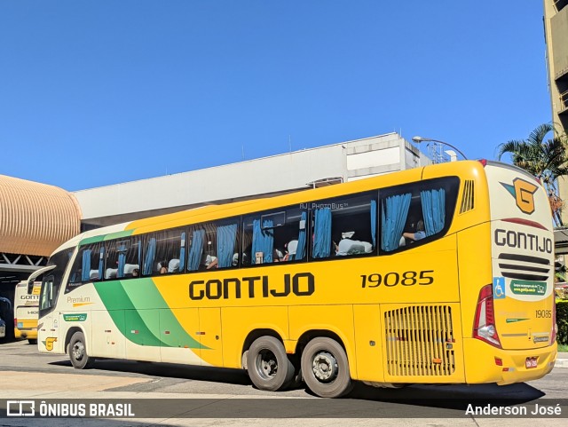 Empresa Gontijo de Transportes 19085 na cidade de Rio de Janeiro, Rio de Janeiro, Brasil, por Anderson José. ID da foto: 11200655.