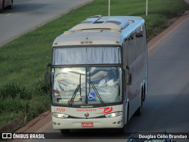 Viação Presidente 3520 na cidade de Belo Horizonte, Minas Gerais, Brasil, por Douglas Célio Brandao. ID da foto: 11199956.