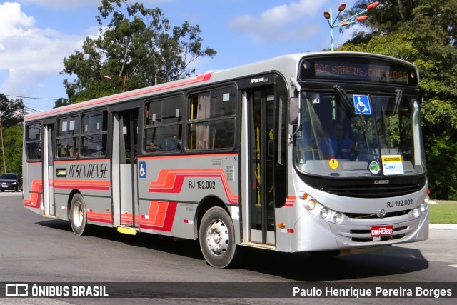 Viação Resendense RJ 192.002 na cidade de Resende, Rio de Janeiro, Brasil, por Paulo Henrique Pereira Borges. Número da foto: #11200484.