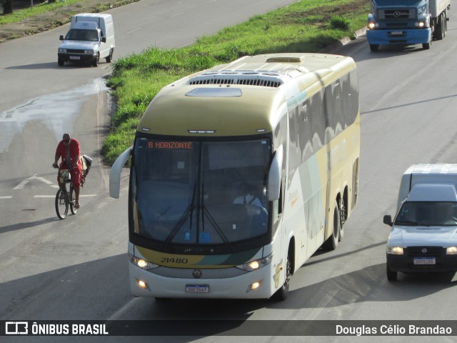 Empresa Gontijo de Transportes 21480 na cidade de Belo Horizonte, Minas Gerais, Brasil, por Douglas Célio Brandao. ID da foto: 11199800.