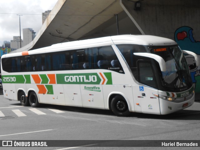 Empresa Gontijo de Transportes 21530 na cidade de Belo Horizonte, Minas Gerais, Brasil, por Hariel Bernades. ID da foto: 11200048.