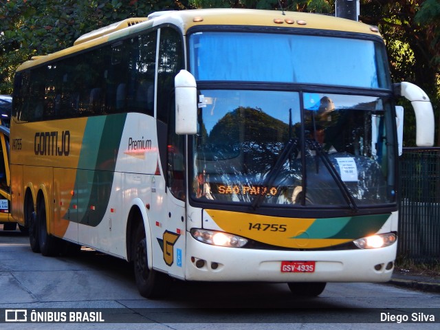 Empresa Gontijo de Transportes 14755 na cidade de São Paulo, São Paulo, Brasil, por Diego Silva. ID da foto: 11198655.