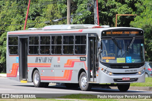 Viação Resendense RJ 192.003 na cidade de Resende, Rio de Janeiro, Brasil, por Paulo Henrique Pereira Borges. Número da foto: #11200507.