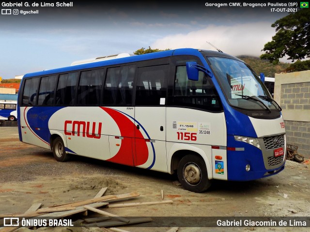 CMW Transportes 1156 na cidade de Bragança Paulista, São Paulo, Brasil, por Gabriel Giacomin de Lima. ID da foto: 11199287.