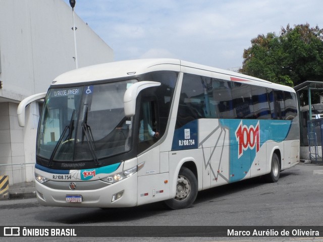 Auto Viação 1001 RJ 108.754 na cidade de Rio de Janeiro, Rio de Janeiro, Brasil, por Marco Aurélio de Oliveira. ID da foto: 11200856.