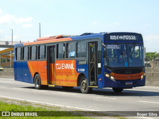 Evanil Transportes e Turismo RJ 132.089 na cidade de Belford Roxo, Rio de Janeiro, Brasil, por Roger Silva. ID da foto: 11202370.