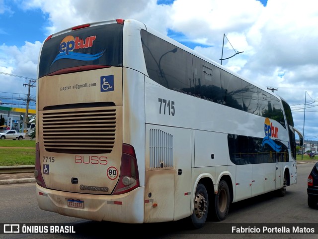 EPTur Turismo 7715 na cidade de Vitória da Conquista, Bahia, Brasil, por Fabrício Portella Matos. Número da foto: #11200876.