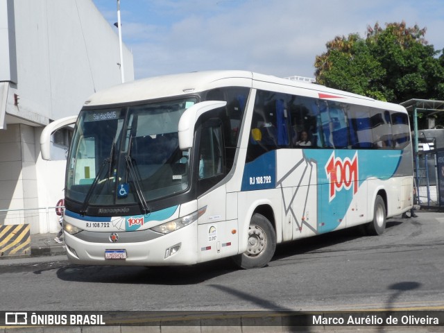 Auto Viação 1001 RJ 108.722 na cidade de Rio de Janeiro, Rio de Janeiro, Brasil, por Marco Aurélio de Oliveira. Número da foto: #11200852.