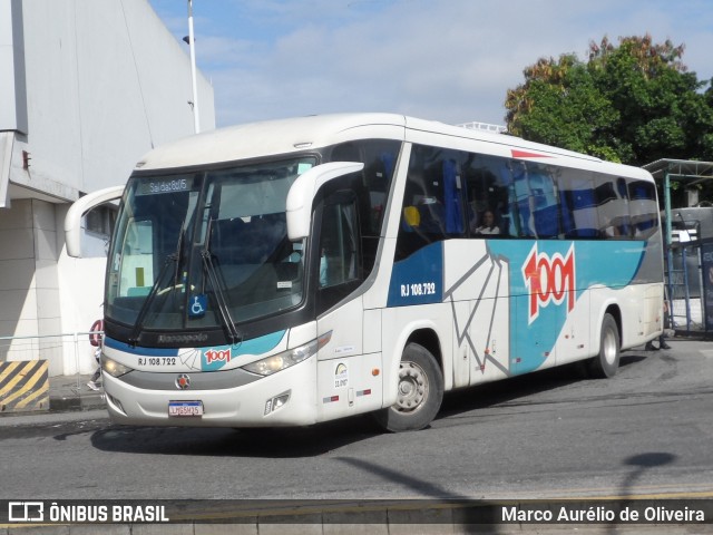 Auto Viação 1001 RJ 108.722 na cidade de Rio de Janeiro, Rio de Janeiro, Brasil, por Marco Aurélio de Oliveira. ID da foto: 11200852.