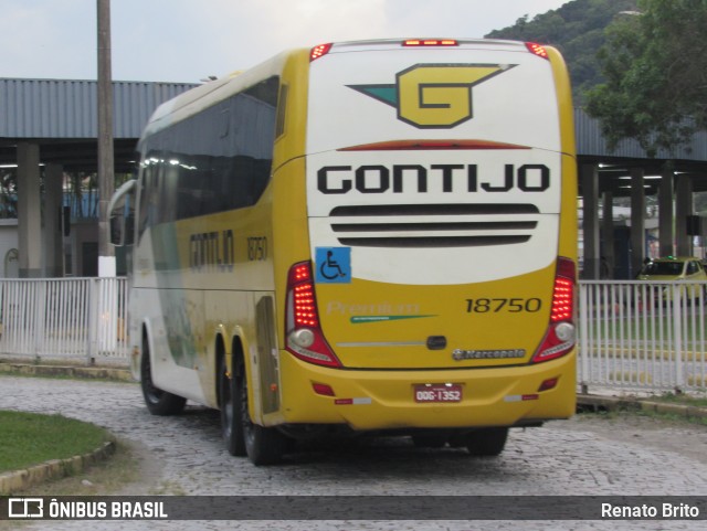 Empresa Gontijo de Transportes 18750 na cidade de Juiz de Fora, Minas Gerais, Brasil, por Renato Brito. ID da foto: 11202569.