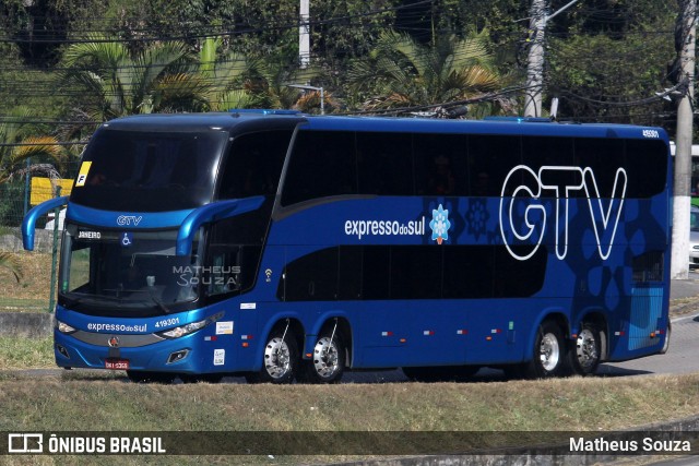 Expresso do Sul 419301 na cidade de Resende, Rio de Janeiro, Brasil, por Matheus Souza. ID da foto: 11202591.