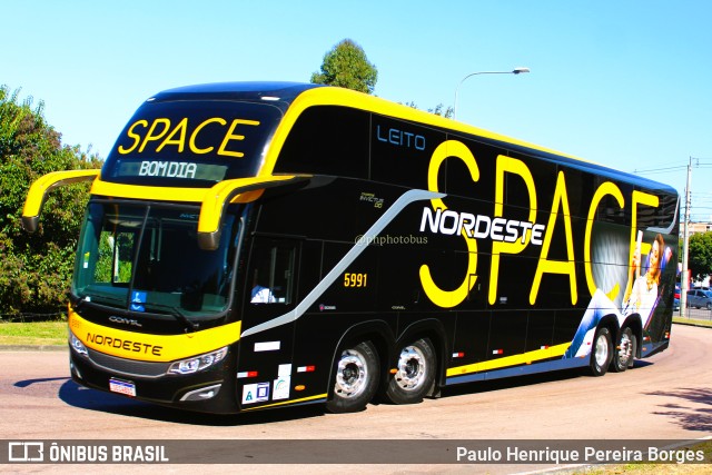 Expresso Nordeste 5991 na cidade de Curitiba, Paraná, Brasil, por Paulo Henrique Pereira Borges. Número da foto: #11204875.