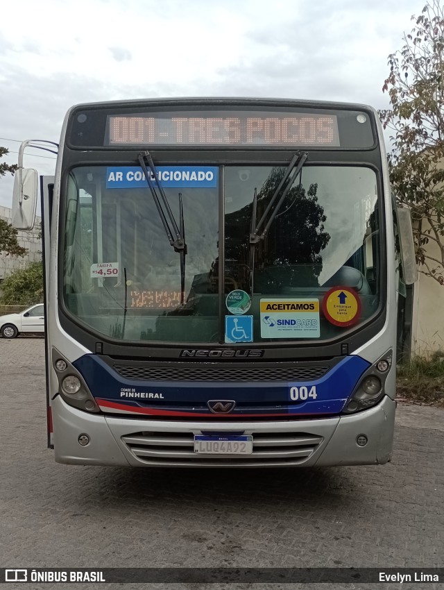 Bem Te Vi Transportes e Turismo 004 na cidade de Pinheiral, Rio de Janeiro, Brasil, por Evelyn Lima. ID da foto: 11203113.