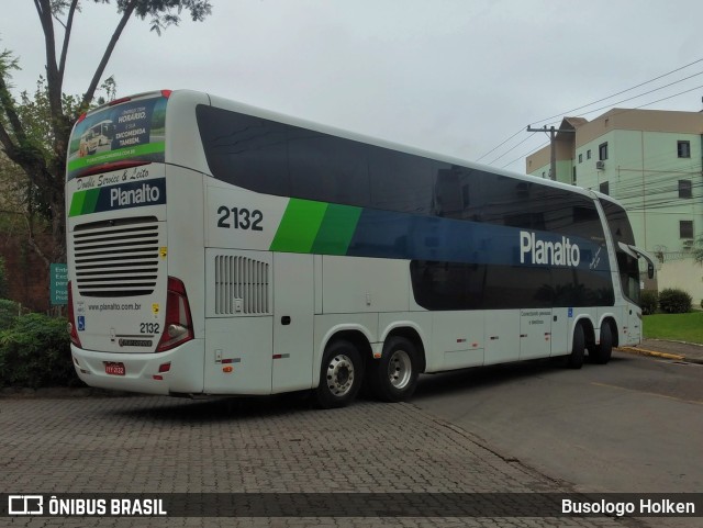 Planalto Transportes 2132 na cidade de Santa Maria, Rio Grande do Sul, Brasil, por Busologo Holken. ID da foto: 11202782.