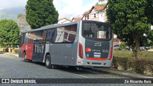 Walmonte Transportes e Fretamentos 1033 na cidade de Petrópolis, Rio de Janeiro, Brasil, por Zé Ricardo Reis. ID da foto: 11203382.