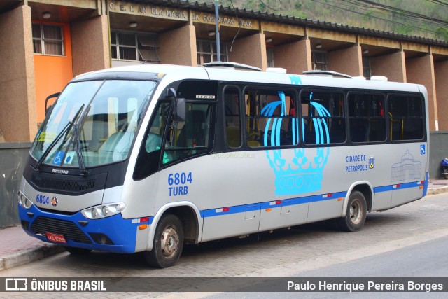 Turb Petrópolis > Turp -Transporte Urbano de Petrópolis 6804 na cidade de Petrópolis, Rio de Janeiro, Brasil, por Paulo Henrique Pereira Borges. Número da foto: #11204895.