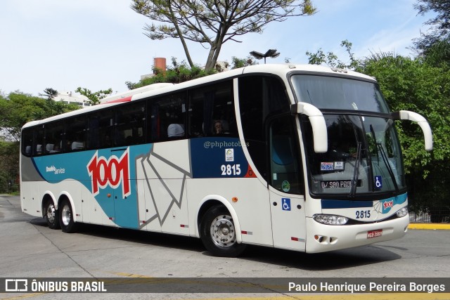 Auto Viação 1001 2815 na cidade de São Paulo, São Paulo, Brasil, por Paulo Henrique Pereira Borges. ID da foto: 11204858.