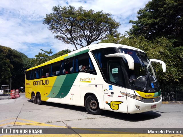 Empresa Gontijo de Transportes 18860 na cidade de São Paulo, São Paulo, Brasil, por Marcelo Pereira. Número da foto: #11202700.