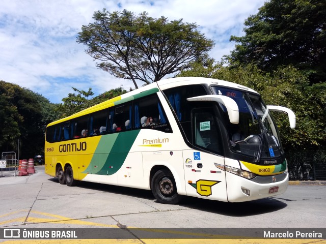 Empresa Gontijo de Transportes 18860 na cidade de São Paulo, São Paulo, Brasil, por Marcelo Pereira. ID da foto: 11202700.