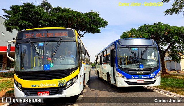 HP Transportes Coletivos 20078 na cidade de Goiânia, Goiás, Brasil, por Carlos Júnior. Número da foto: #11207870.