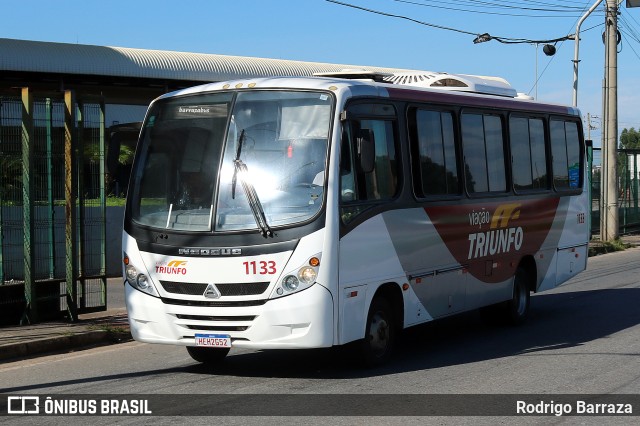 Viação Triunfo 1133 na cidade de Betim, Minas Gerais, Brasil, por Rodrigo Barraza. ID da foto: 11206438.